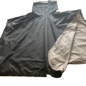 Vintage Rain Cloak with Cowl Hood